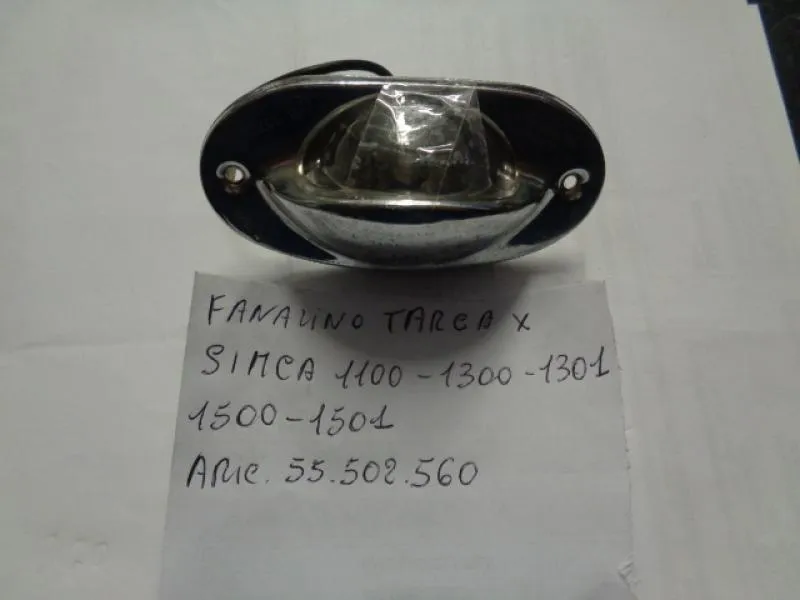 Fanalino Targa Per Simca 1100 / 1300/1301/1500/1501