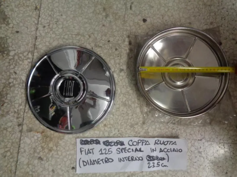 Coppa Ruota Fiat 125 Special In Acciaio Diametro Interno 23.5