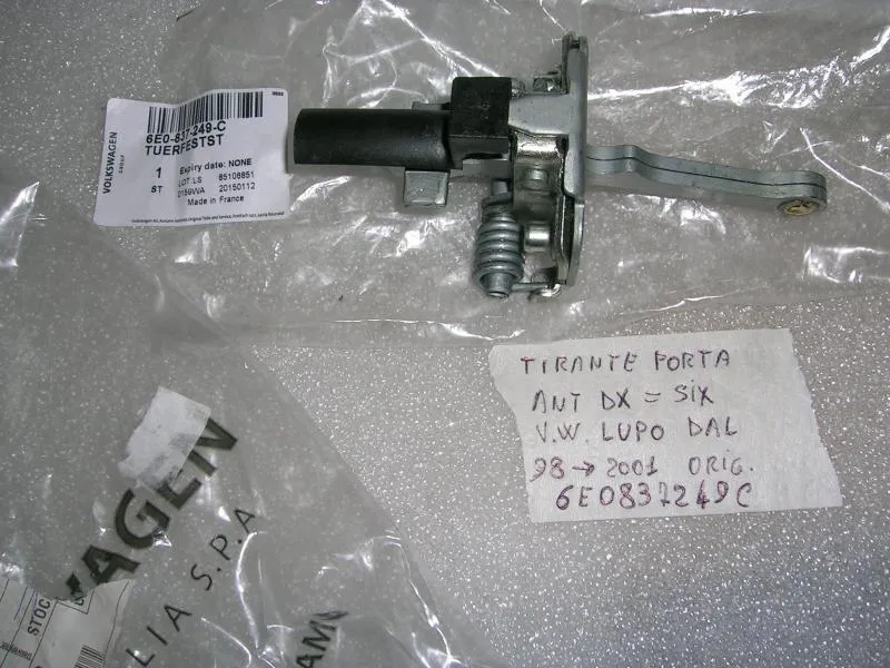 Tirante Porta Anteriore Destro=Sinistro Volkswagen Lupo Dal 98' A 01'