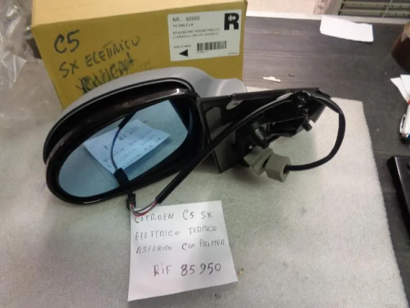 Specchio Retrovisore Sinistro Elettrico Termico Da Verniciare Citroen C5