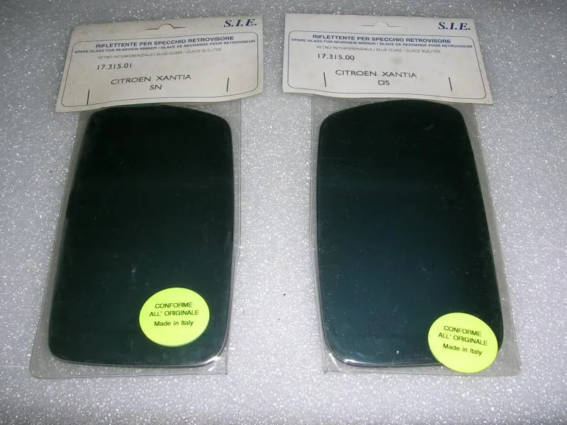 Vetrino Specchio Retrovisore Dx e Sx Citroen Xantia