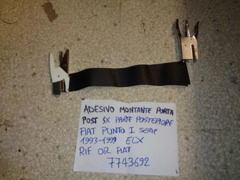 Adesivo Montante Porta Posteriore Sinistra Fiat Punto ELX 1993-1999