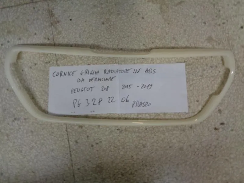Cornice Griglia Paraurti Anteriore In Abs Da Verniciare Peugeot 208 2015-1019