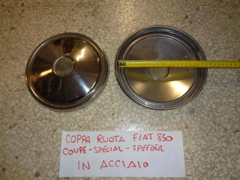Coppa Ruota In Acciaio Fiat 850 Coupè, Special, Speeder