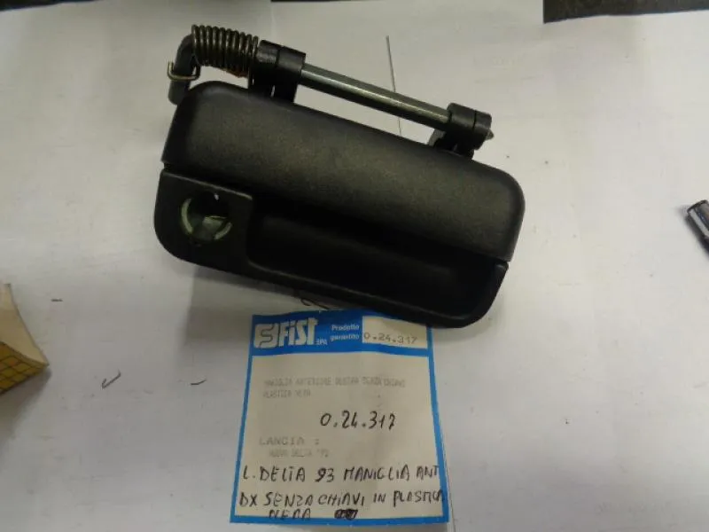 Maniglia Anteriore Destra Senza Chiavi In Plastica Nera Lancia Delta Dal 1993 Al 1997