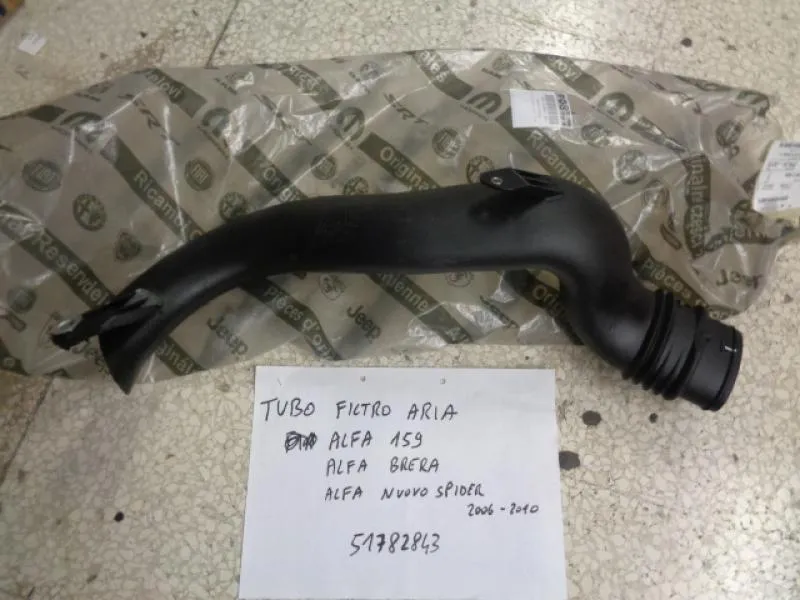 Tubo Filtro Aria Alfa 159 - Alfa Brera - Alfa Nuovo Spider  Dal 2004 Al 2010