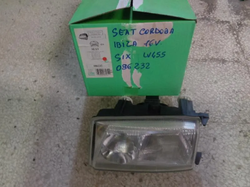 Proiettore Sinistro Regolazione Manuale Seat Ibiza, Cordoba 16Valvole, Sx, Gti 1996-1999