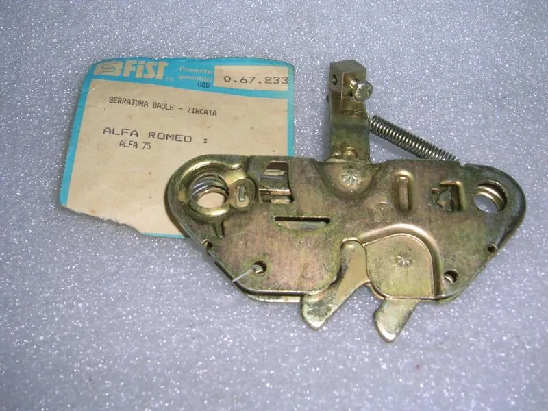 Serratura Cofano Posteriore  Alfa Romeo 75