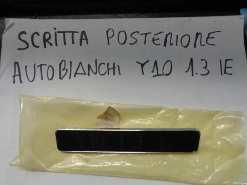 Scritta Posteriore Autobianchi Y10 1.3 IE