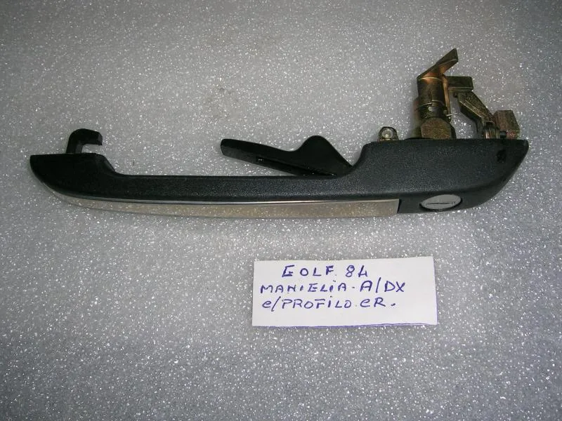 Maniglia Anteriore Destra Con Profilo Cromato Volkswagen Golf 84'