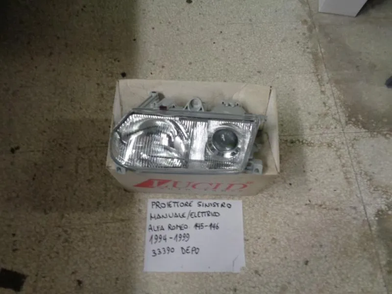 Proiettore Sinistro Manuale/Elettrico Alfa Romeo 145-146 1994-1999