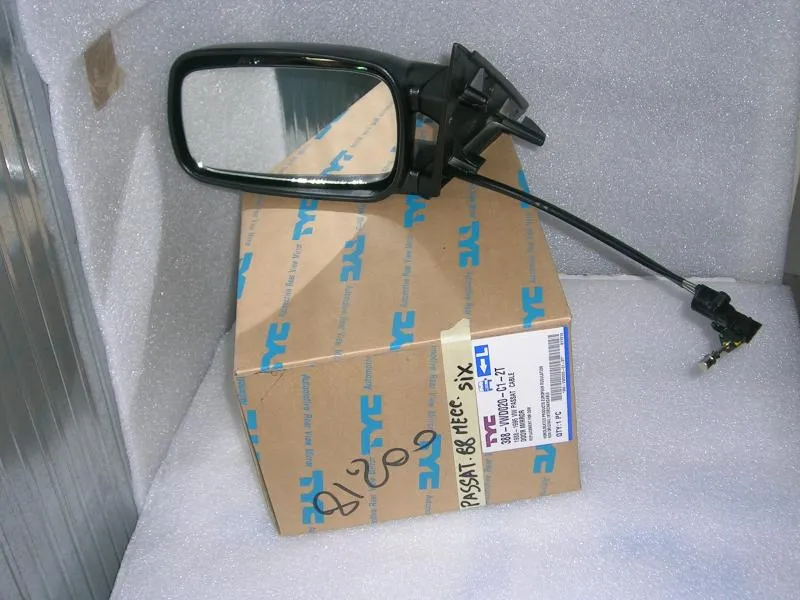 Specchio Retrovisore Sinistro Nero Regolazione Meccanica Volkswagen Passat 1988-1993