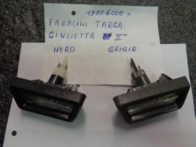 Fanalini Targa Alfa Romeo Vecchia Giulietta 2^ Serie