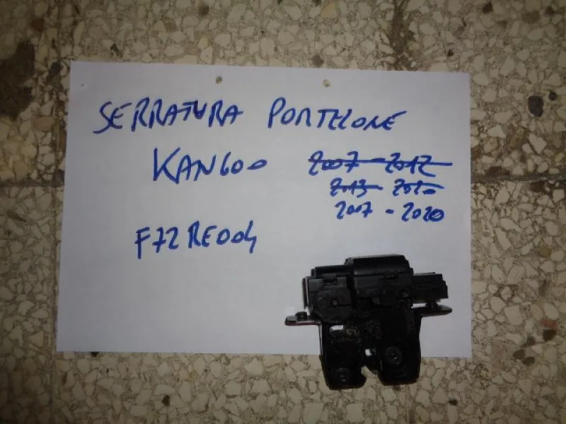 Serratura Portellone Renault Kangoo 2007-2020