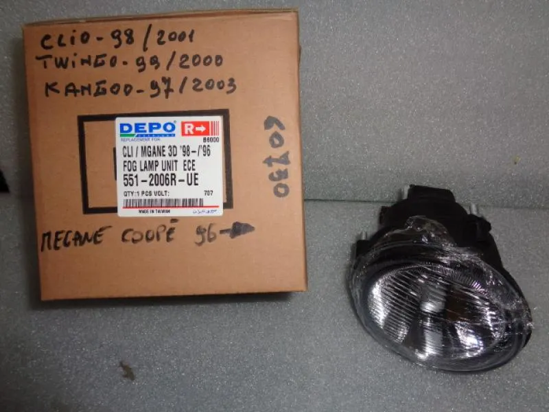 Fendinebbia Destro Renault Twingo Dal 1999 - 2000 / Clio 1998 - 2001 / Kangoo 1997-2003