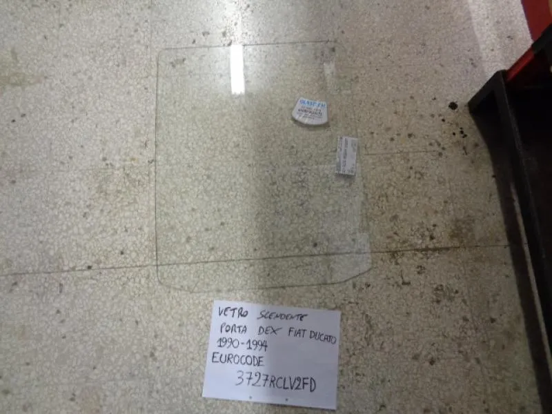 Vetro Scendente Porta Destro Fiat Ducato 1990-1994