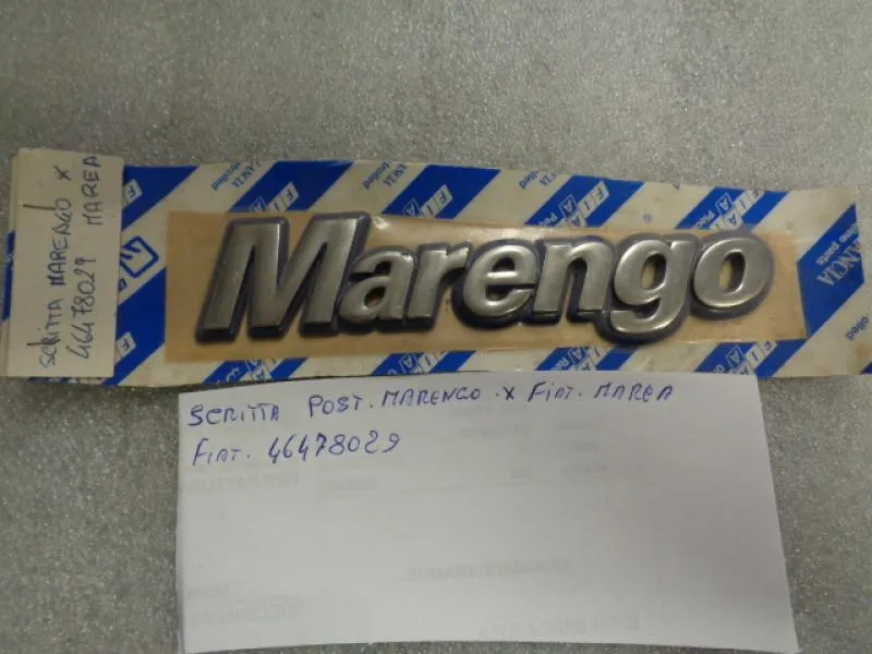 Scritta Posteriore Marengo Per Fiat Marea