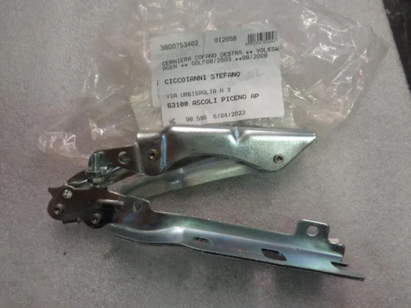 Cerniera Cofano Destra Volkswagen Golf 2003-2008