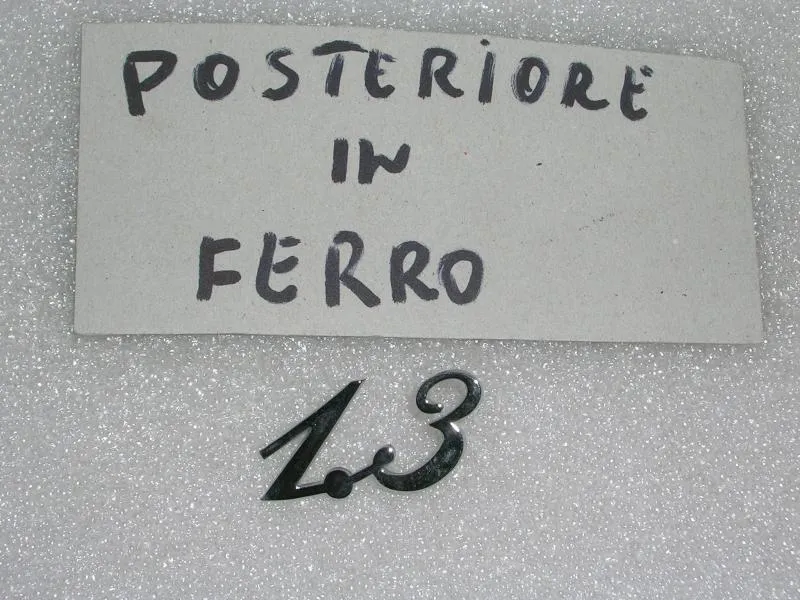 Scritta Post. In metallo Alfa Romeo Giulia Super 1.3
