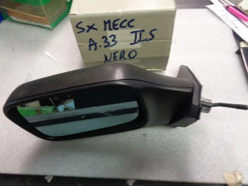 Specchio Sinistro Nero Regolazione Meccanica Alfa Nuova 33