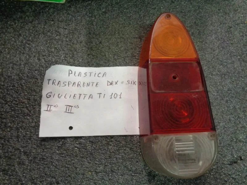 Plastica Fanalino Posteriore Destra=Sinistra Alfa Romeo Giulietta Ti 101 2^/3^ Serie