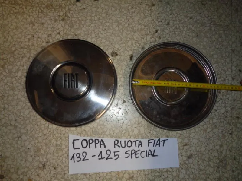 Coppa Ruota In Acciaio Fiat 125-132 Special