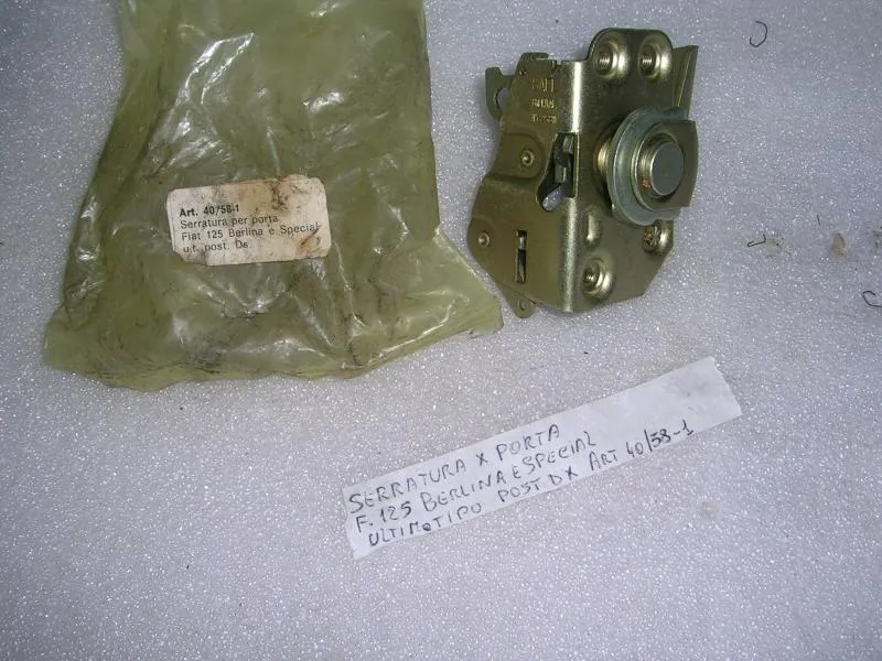 Serratura Porta Posteriore Destro Fiat 125 Berlina e Special