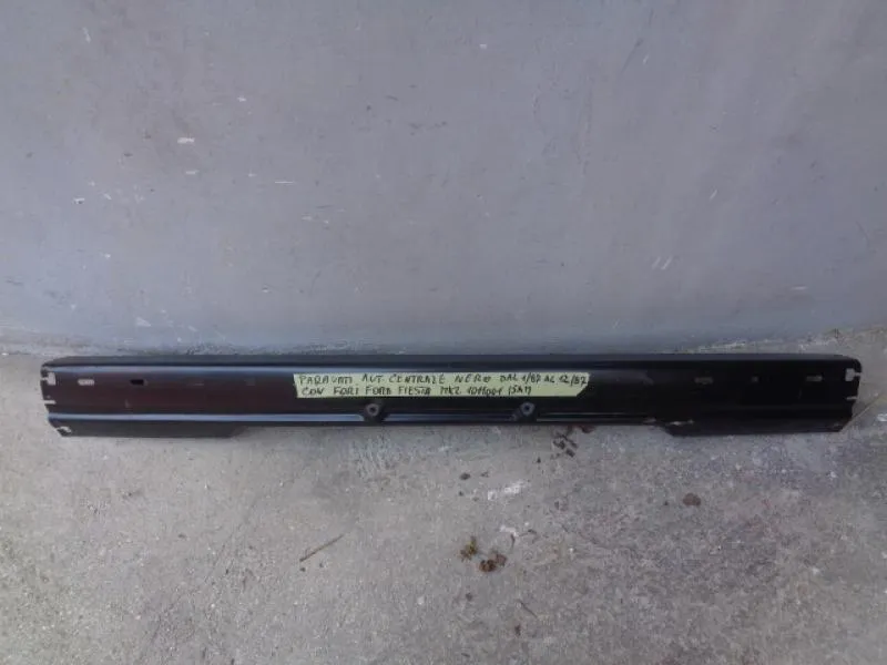 Paraurti Anteriore Centrale Nero Con Fori Fendinebbia ford Fiesta Mk1 Dal 1987