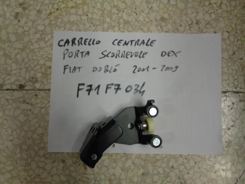Carrello Centrale Porta Scorrevole Destra Fiat Doblò 2001-2009