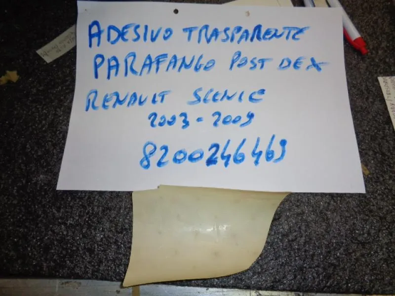 Adesivo Trasparente Parafango Posteriore Destro Renault Scenic 2003-2009