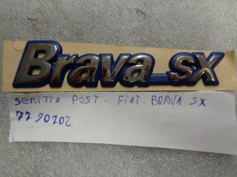 Scritta Posteriore Fiat Brava SX