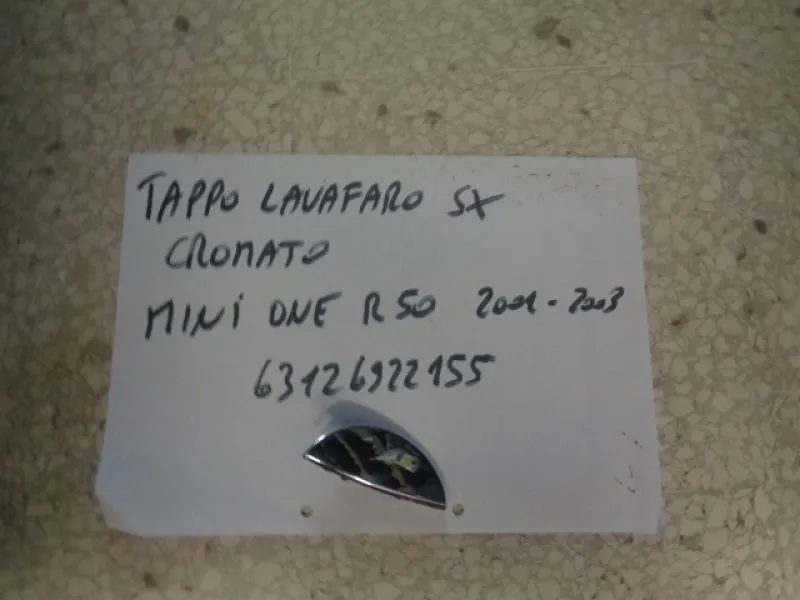 Tappo Lavafaro Sinistro Cromato Mini One R50 2001-2003