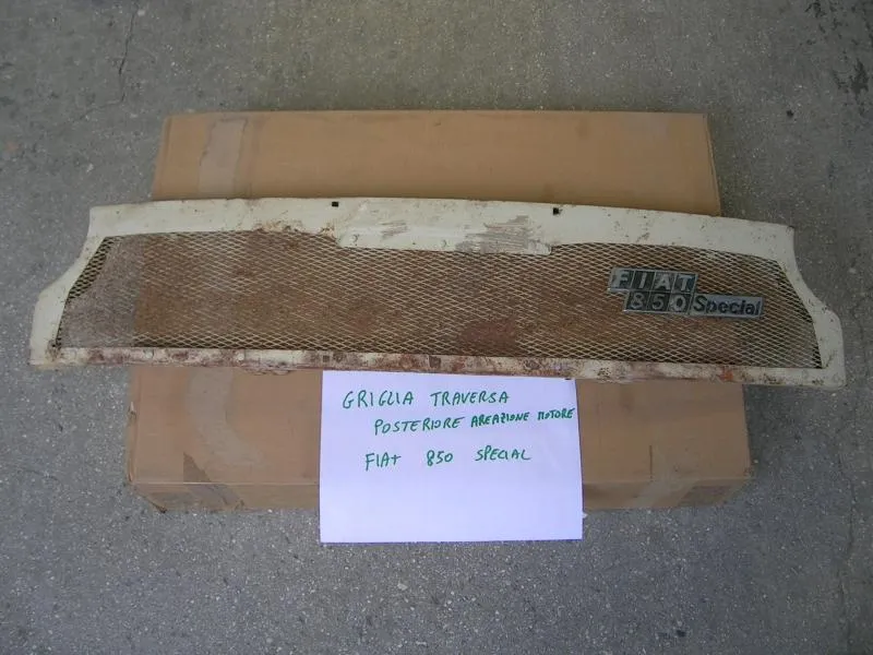 Griglia Traversa Posteriore Areazione Motore Fiat 850 Special