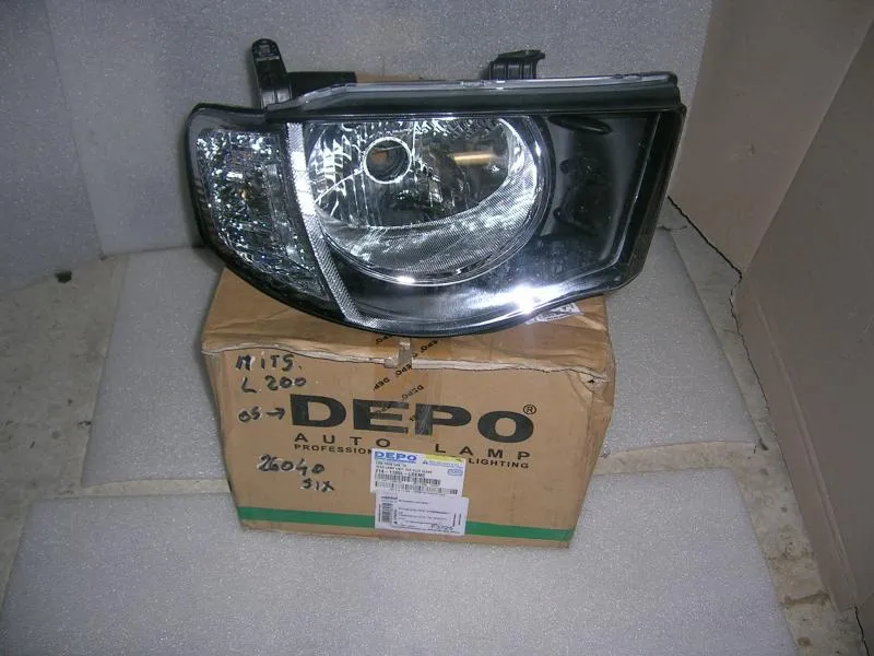 Proiettore Anteriore Sinistro Assetto Elettrico Con Fanale Bianco Mitsubishi L200 2005-2010