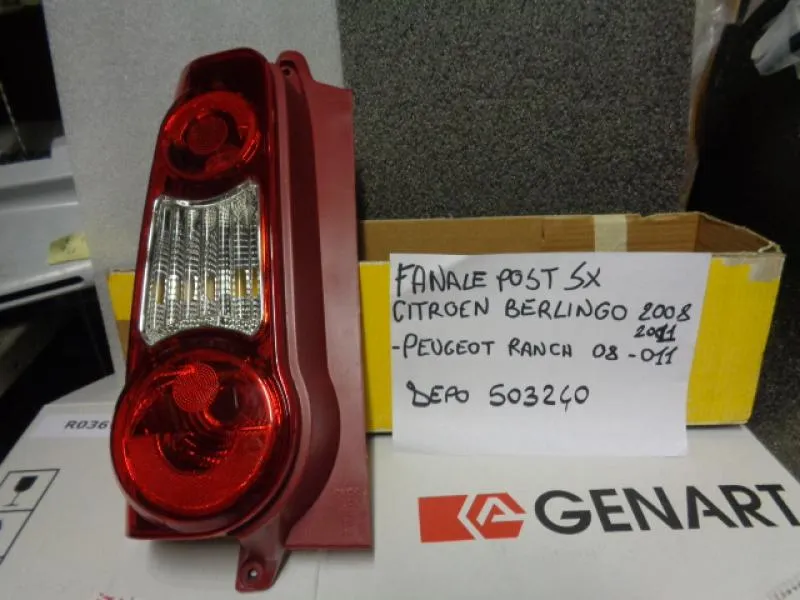 Fanale Posteriore Sinistro Citroen Berlingo Dal 2008 Al 2011 / Peugeot Ranch Dal 2008 Al 2011