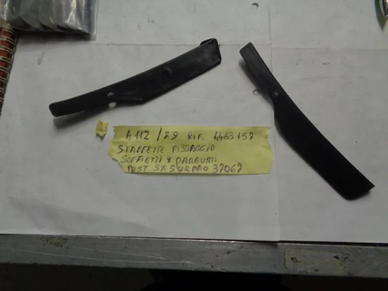 Staffette Fissaggio Soffietti Paraurti Posteriore Sinistro Autobianchi 112 Dal 1979