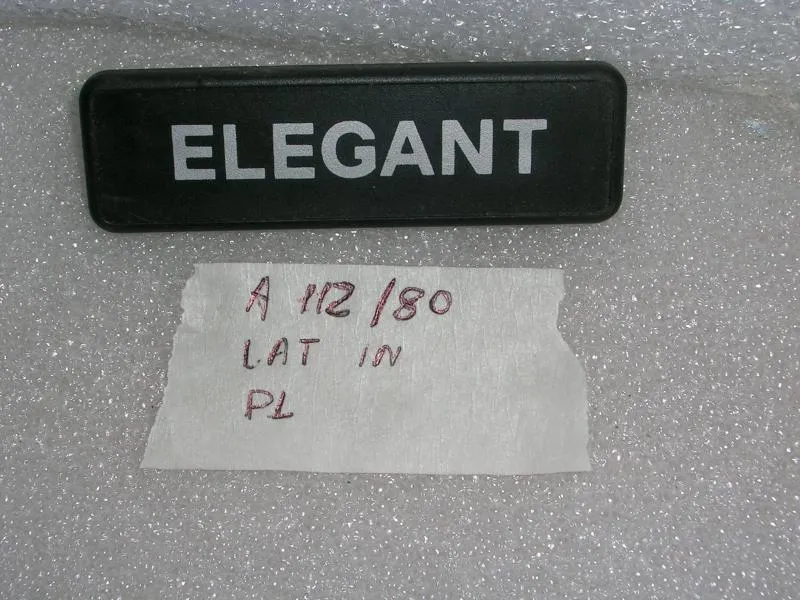 Scritta Laterale Autobianchi A112 Elegant