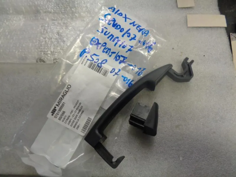 Maniglia Esterna Porta Anteriore Destra Nera Citroen Berlingo, Jumpy, Fiat Scudo,Peugeot 508, Partner, Ranch, Expert