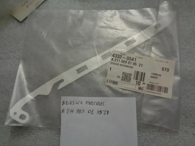 Adesivo Parafango Anteriore Sinistro Mercedes Classe E W211 2002-2009