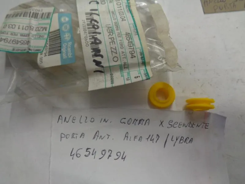 Anello In Gomma Per Scendente Porta Anteriore Alfa 147 / Lancia Lybra