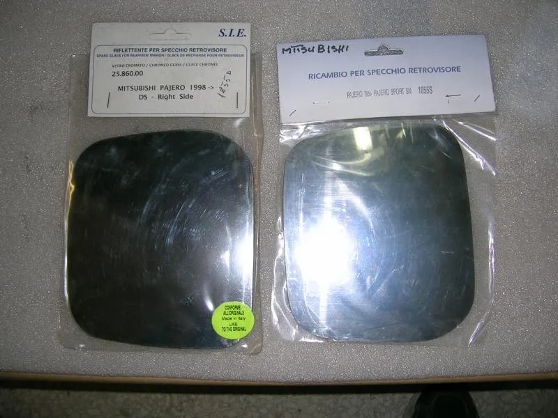 Vetrino Specchio Retrovisore Dx e Sx Mitsubishi Pajero '98