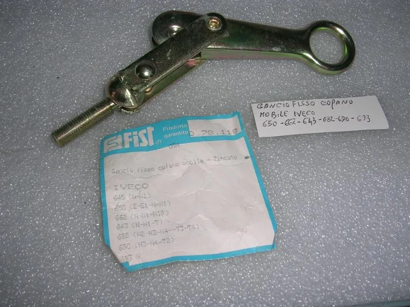 Gancio Fisso Cofano Anteriore Iveco 643-650-661-682-690-693