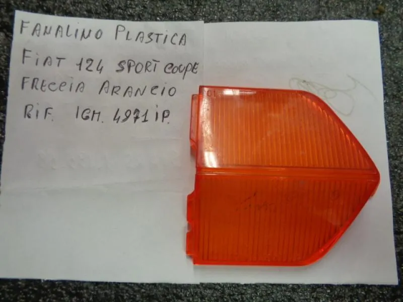 Plastica Fanalino Freccia Arancione Fiat 124 Sport Coupè