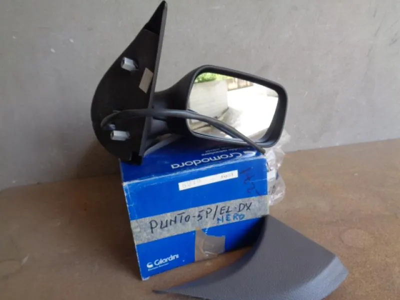 Specchio Retrovisore Destro Elettrico Nero Fiat Punto 1a Serie 5p