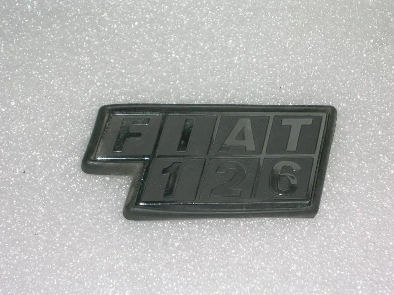 Scritta Posteriore Fiat 126