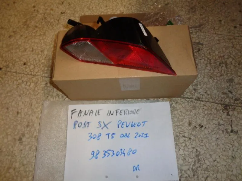 Fanale Posteriore Sinistro Inferiore Peugeot 308 Ts 2021>