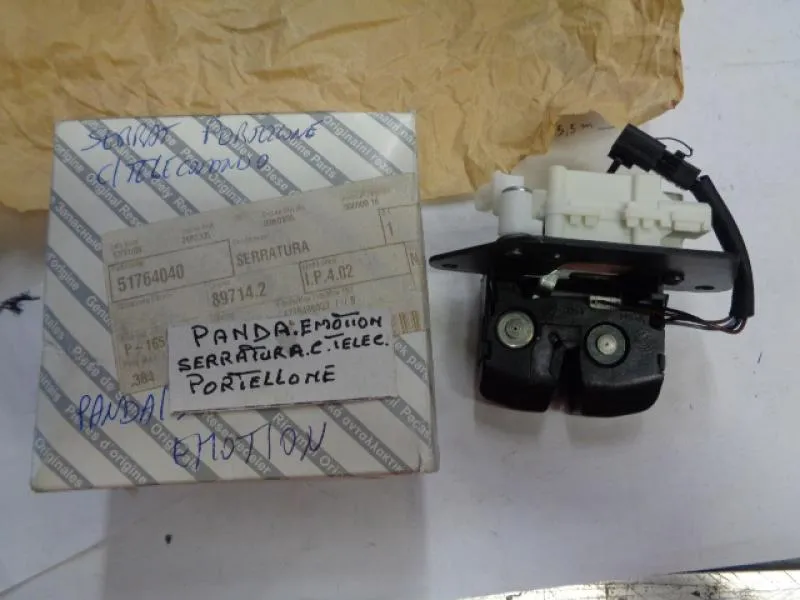 Serratura Portellone Con Telecomando Fiat Panda Emotion