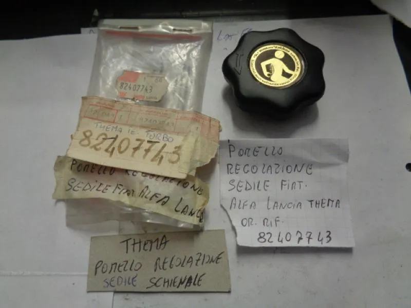 Pomello Per Regolazione Sedile Fiat / Alfa Romeo / Lancia Thema