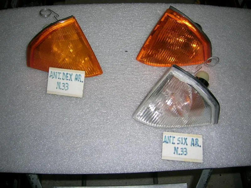 Fanalino Ant Sx e Dx Alfa Romeo  Nuova 33 Arancioni
