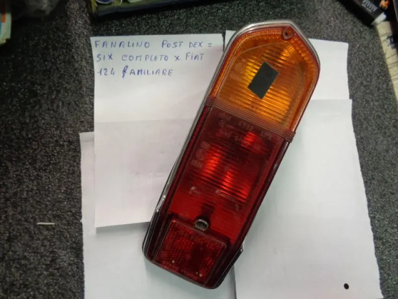 Fanalino Posteriore Destro= Sinistro Completo Fiat 124 Familiare